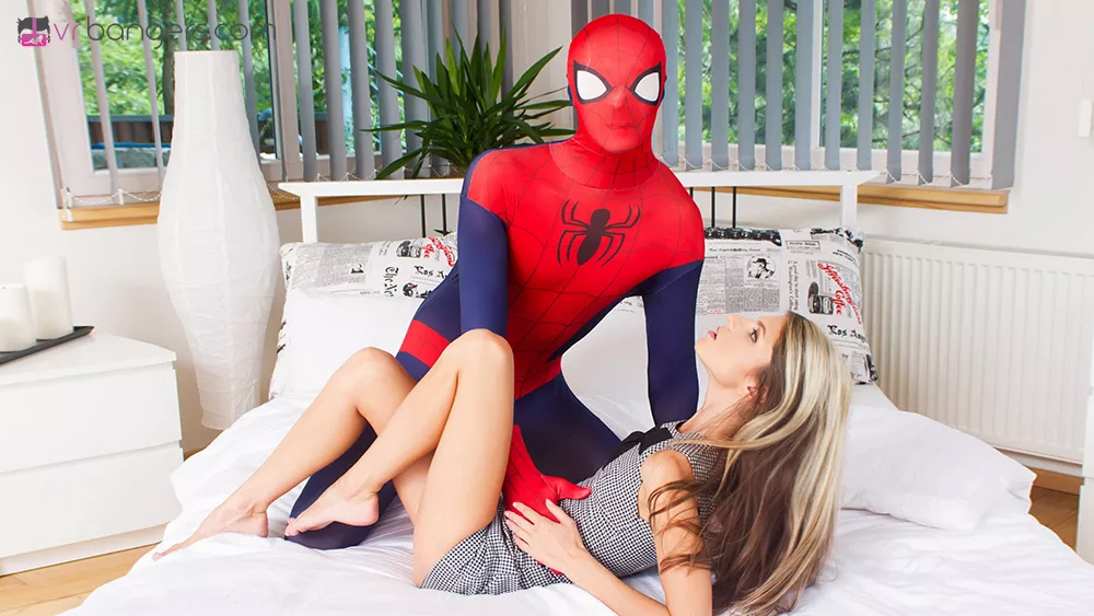 SpiderMan Home Cumming A XXX VR Parody VR Bangers Virtual Reality